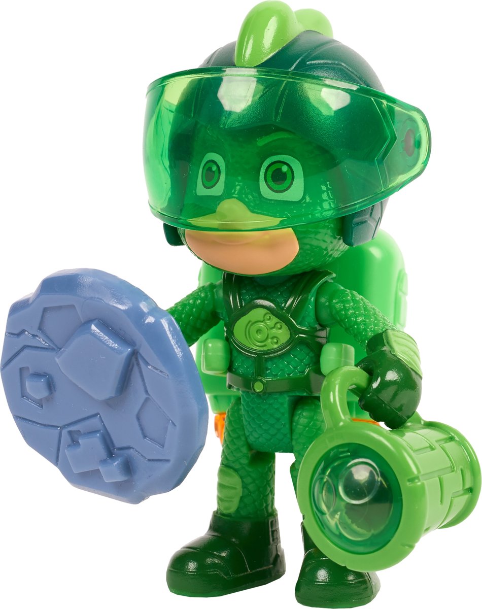 PJ Masks Pyjamahelden Super Moon Set Figuur 7,5 cm en accessoires Gekko - Speelfiguur