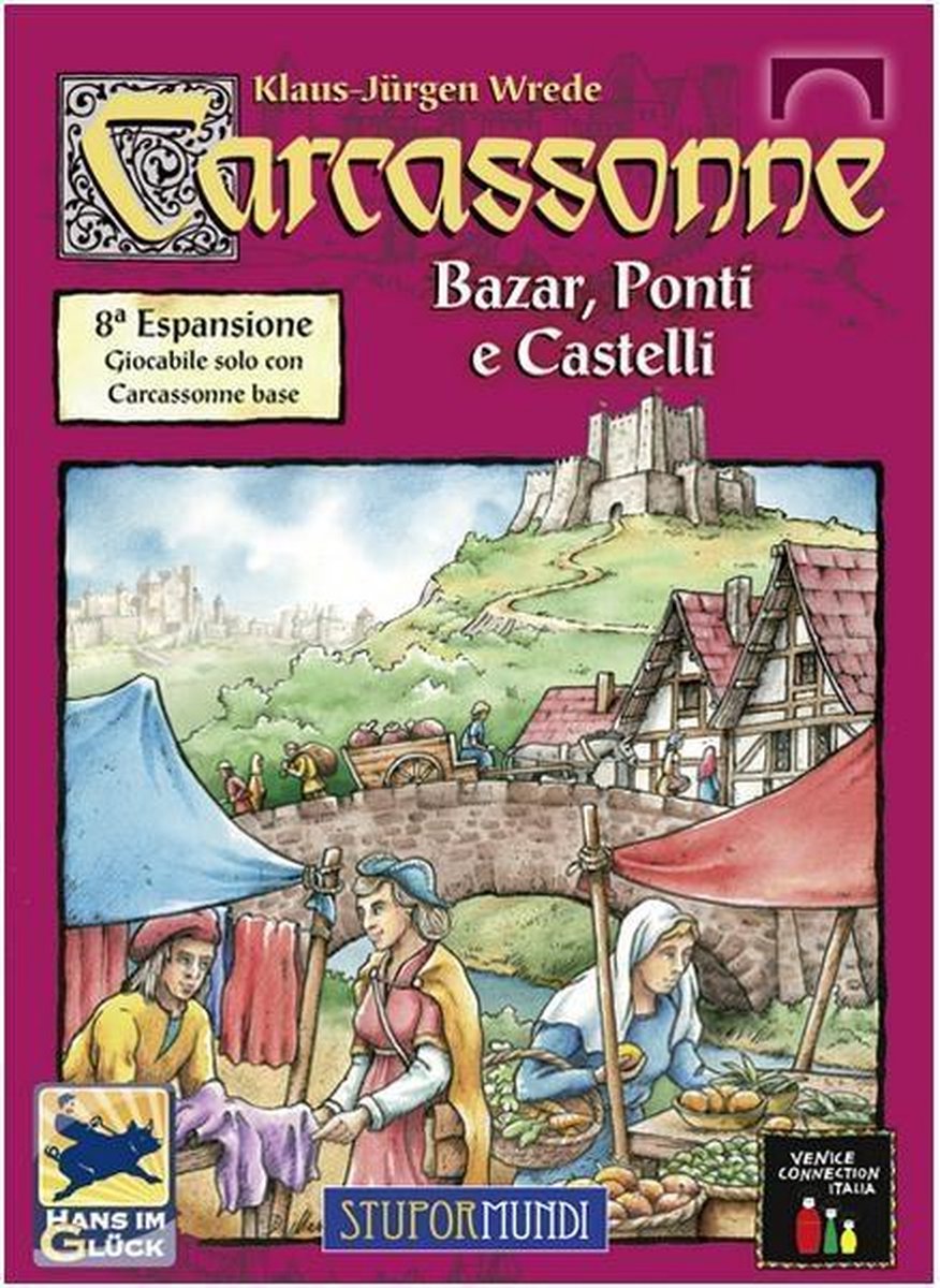 Giochi Uniti Carcassonne: Bazar, Ponti e Castell 45 min Board game expansion