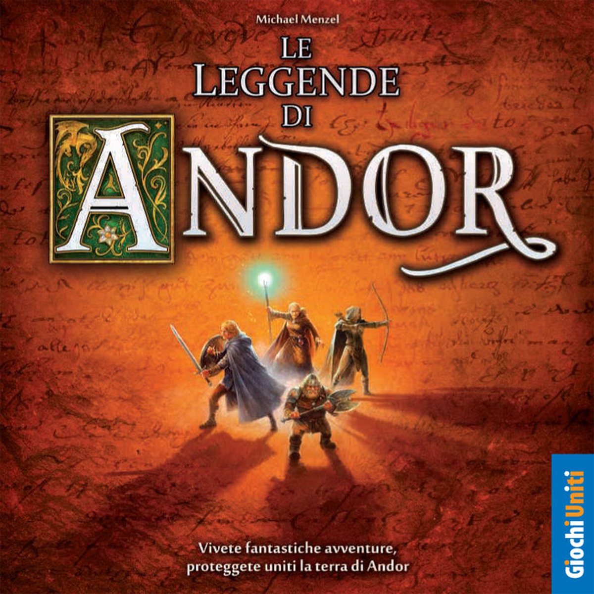 Giochi Uniti Le Leggende di Andor Board game Role-playing