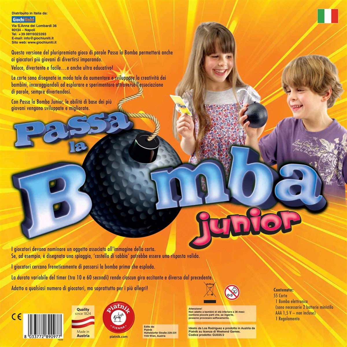 Giochi Uniti Passa La Bomba Junior