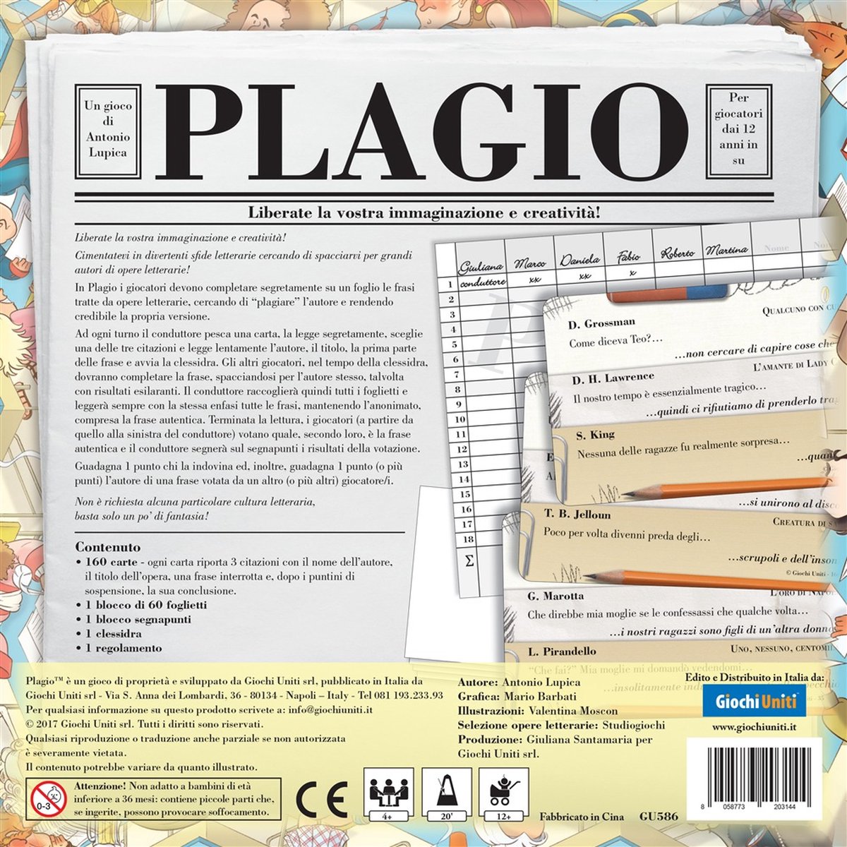 Giochi Uniti Plagio