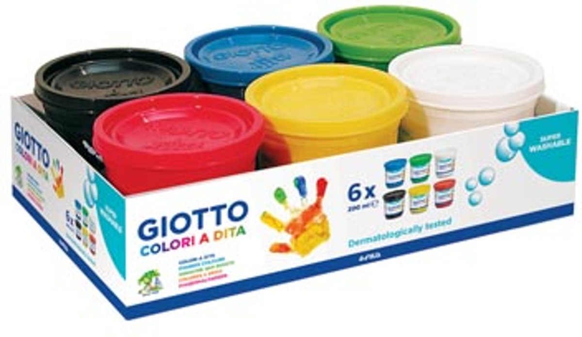 GIOTTO VINGERVERF 6X200ML