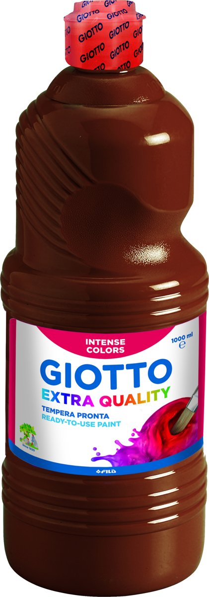 Giotto Bottle 1l poster paint Brown