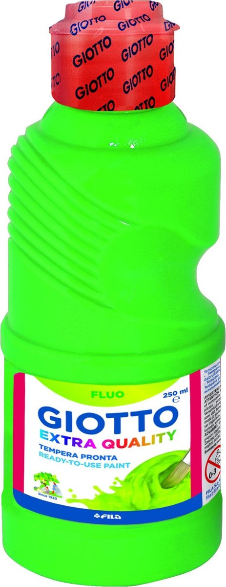 Giotto Bottle 250 ml Neon paint green fluo