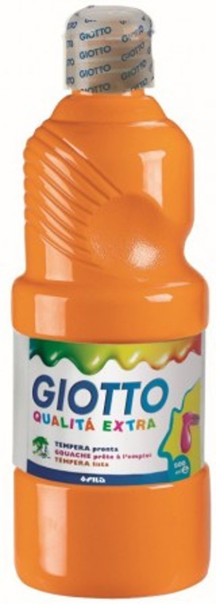 Giotto Bottle 500 ml Giotto poster paint Orange