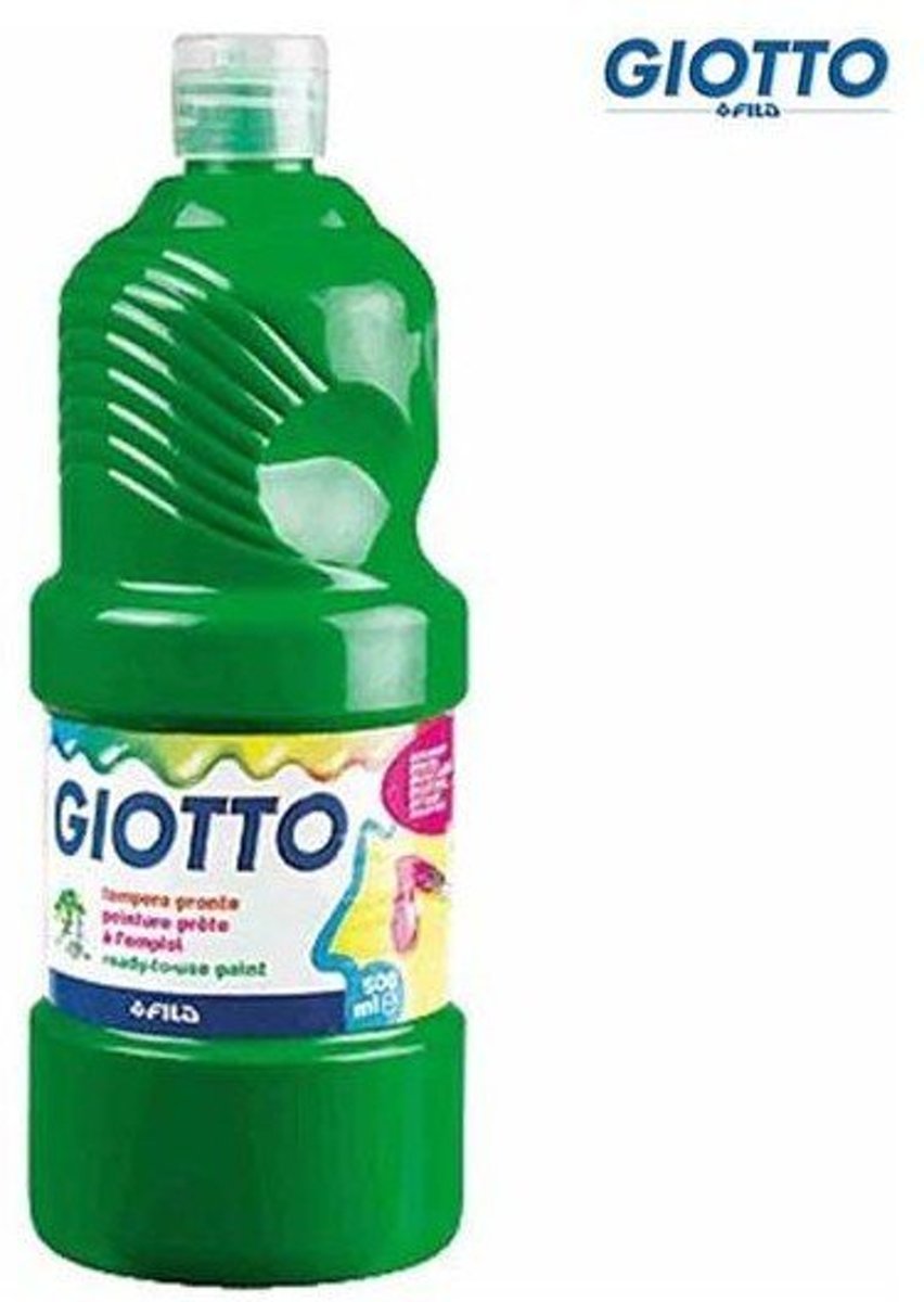 Giotto Bottle 500 ml Giotto poster paint green