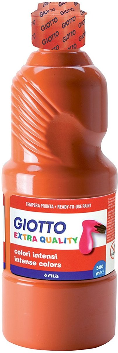 Giotto Bottle 500 ml Giotto poster paint scarlet red