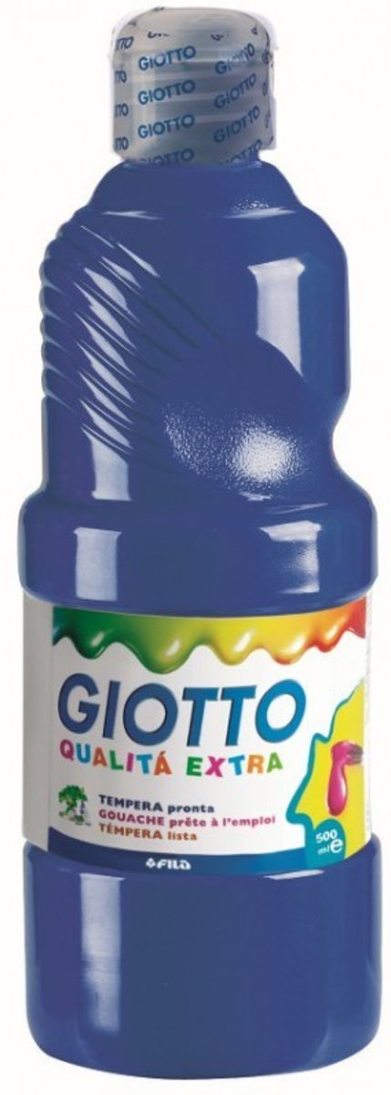 Giotto Bottle 500 ml Giotto poster paint ultramarin blue