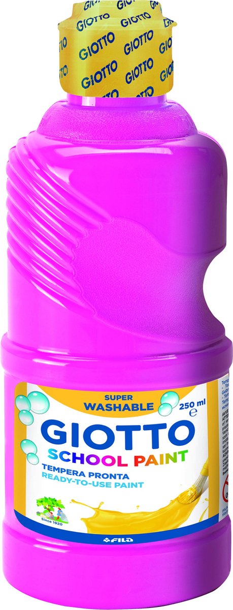 Giotto Plakkaatverf School Paint 250 Ml Magenta