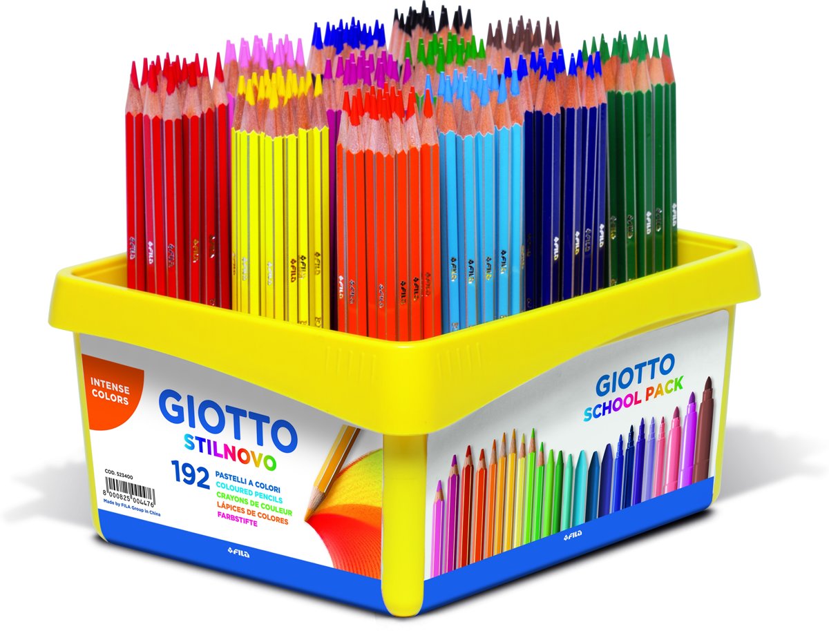 Giotto Schoolpack 192 colouring pencils Stilnovo