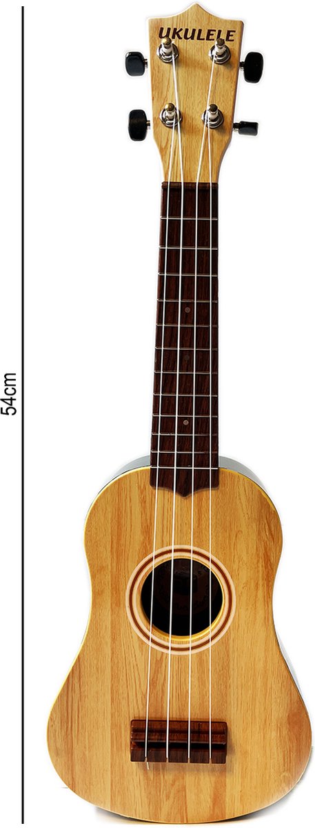 Ukulele speelgoed - Speelgoed gitaar - Muziekinstrument - 54CM