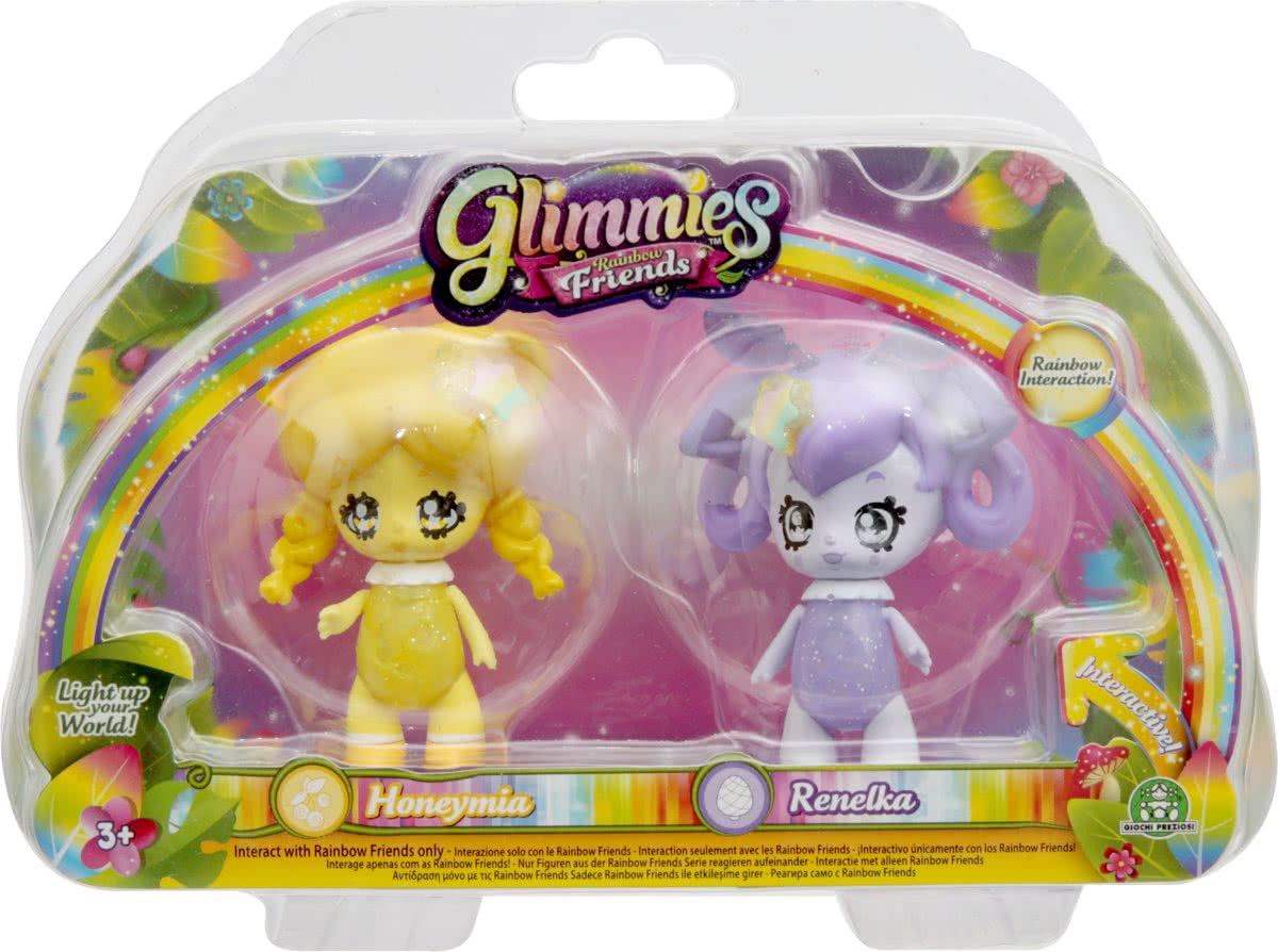 Glimmies Honeymia / Renelka - Blister 2 Glimmies Rainbow Friends