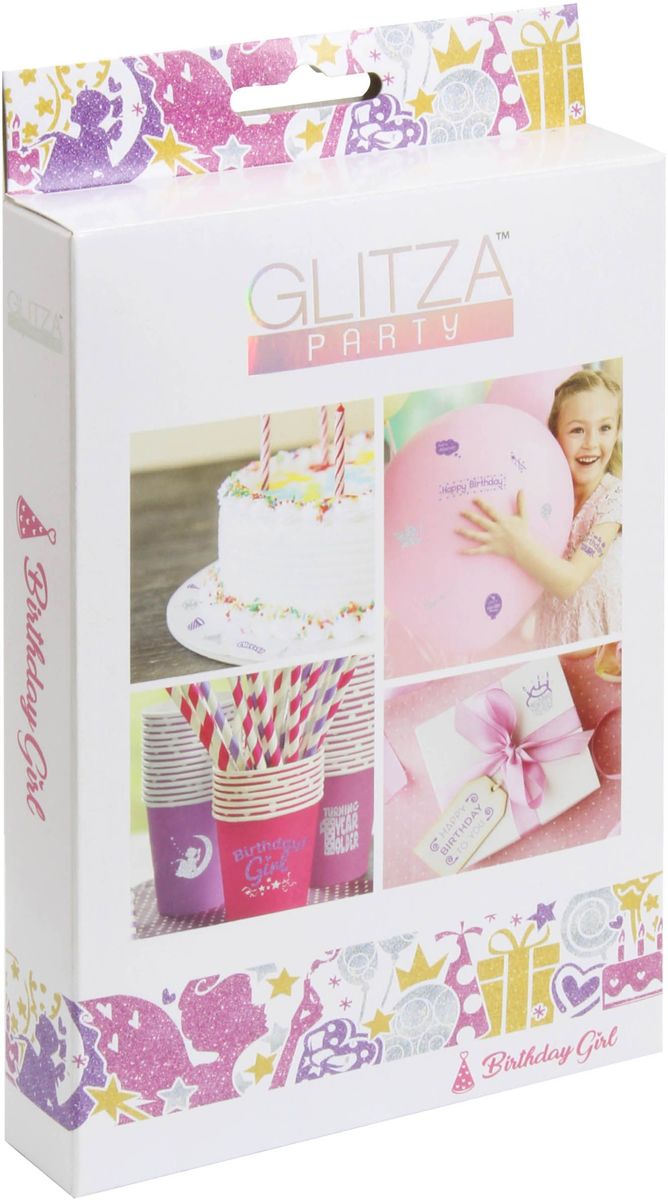 Glitza - Party Birthday Girl - Glitter Lichaamssieraden