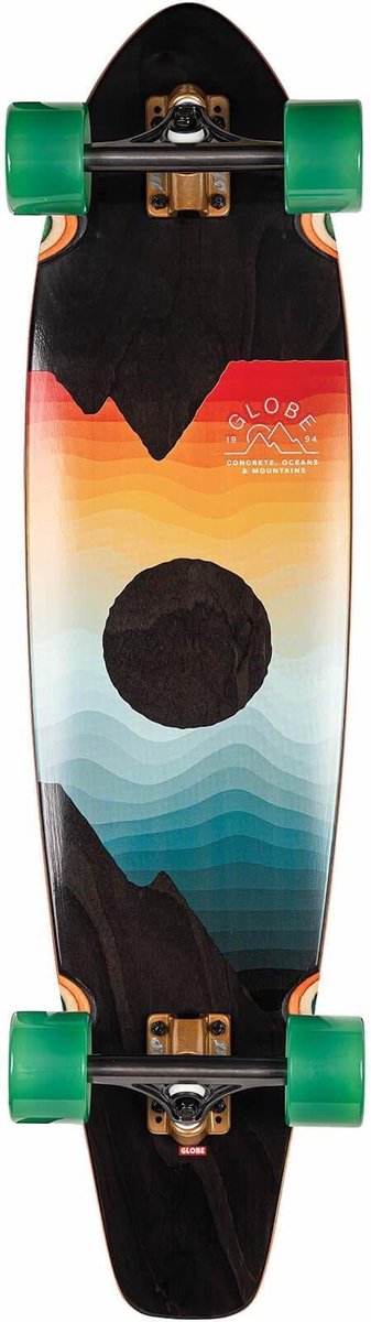 GLOBE Longboard Arcadia - Black Maple/Chromese 36