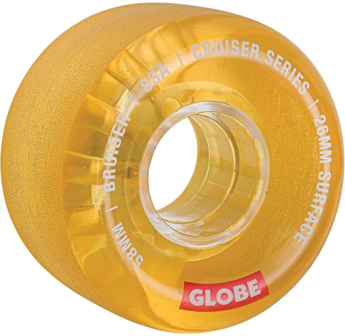 Globe Bruiser 83A wielen 58 mm clear honey