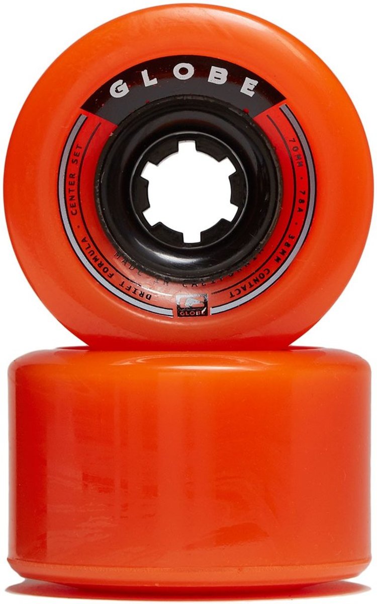 Globe Drifter 70MM 78A Orange