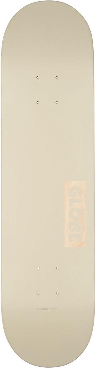 Globe Goodstock 8.0 skateboard deck off white