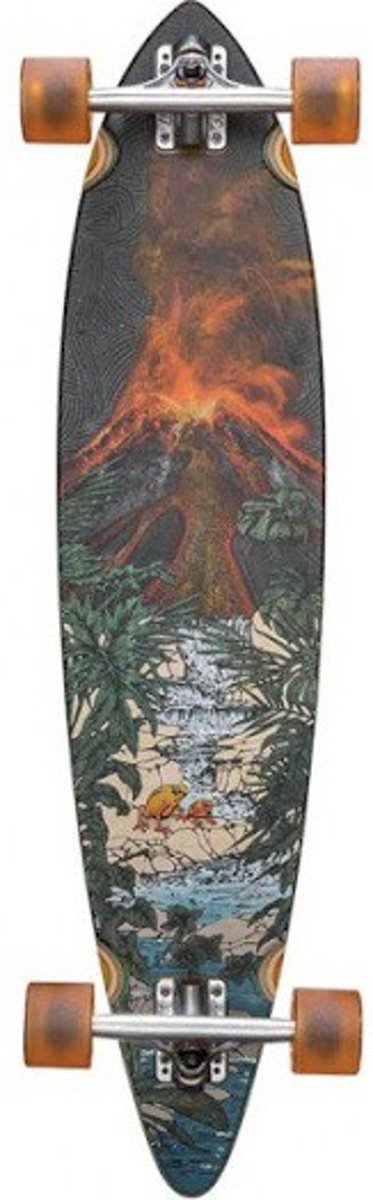 Globe Tropic Lava 37 Pintail Longboard