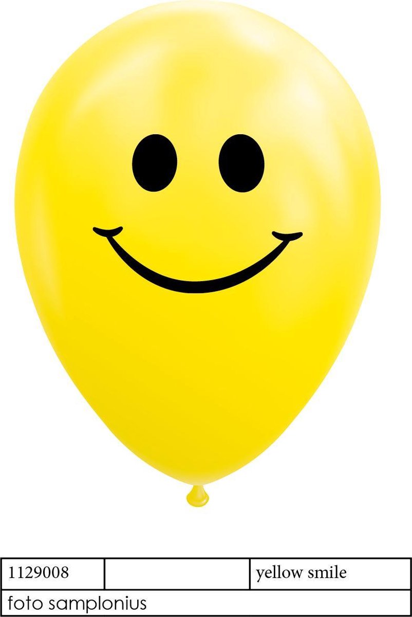 8 latex ballonnen Smile