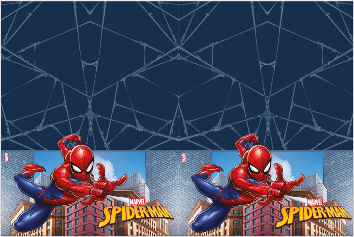 Globos Europe - Spiderman Crime Fighter - Plastic tafelkleed 120 x 180 cm