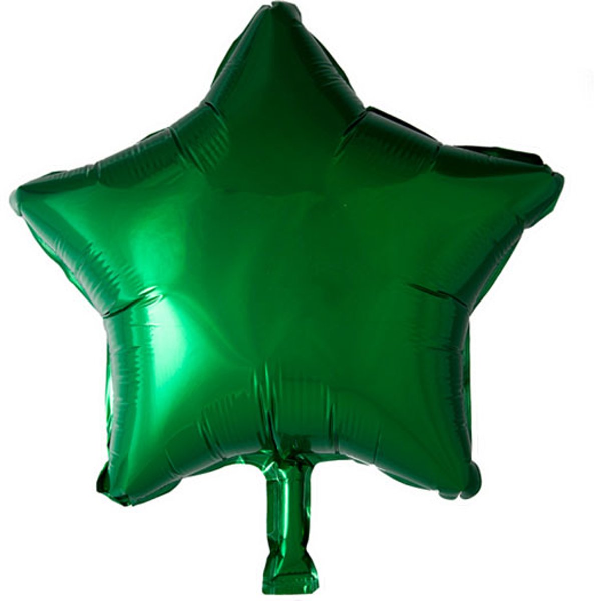 Folieballon Ster Groen, 43 cm