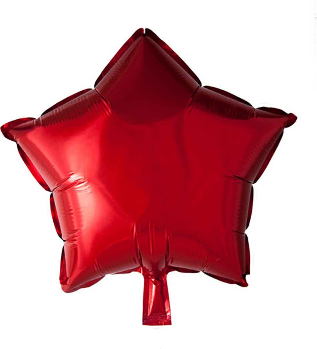 Folieballon Ster Rood, 43 cm