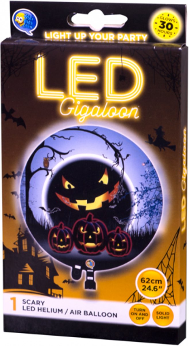 LED Gigaballon Halloween 62 cm