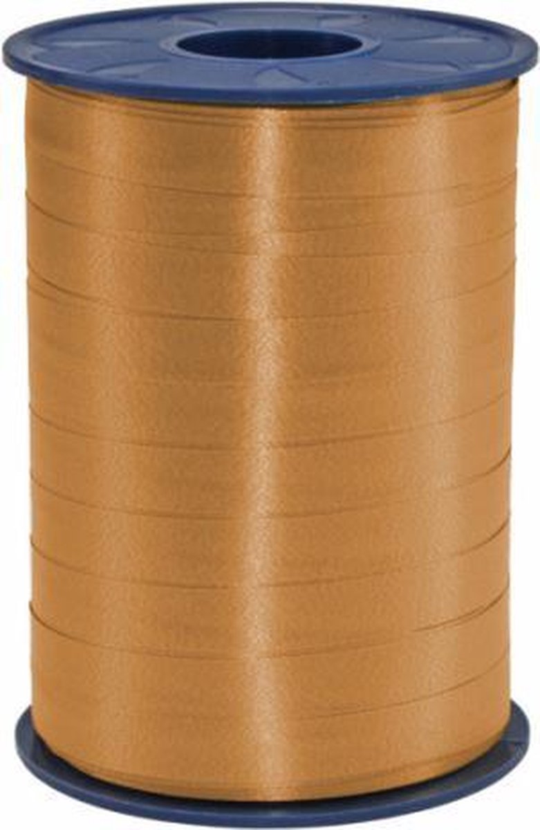 cadeaulint 10 mm polyester 250 meter goud