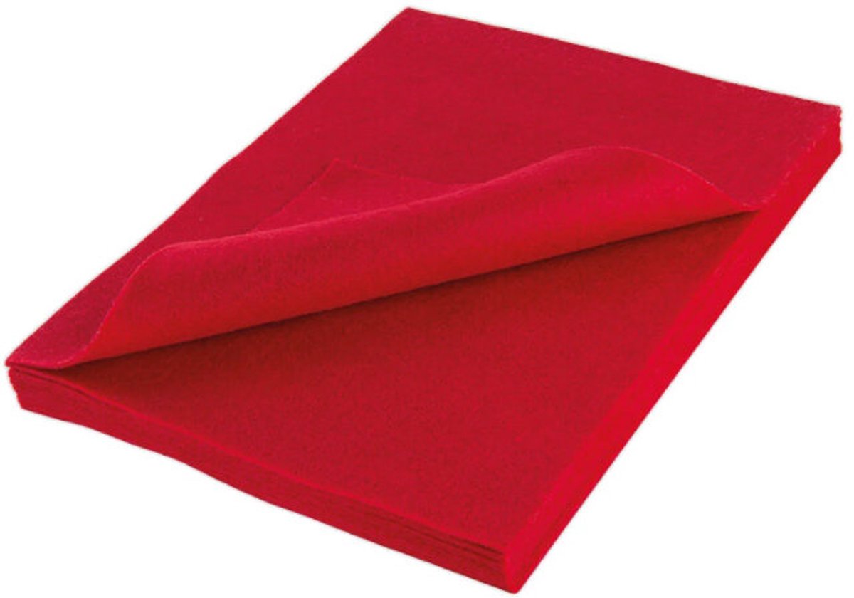   hobby vilt rood 20x30