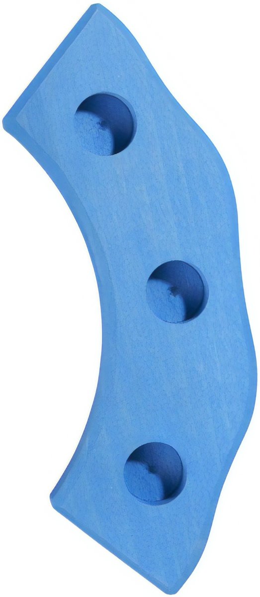 Glückskäfer Verjaardagsring Hout 17 Cm Gebogen Blauw