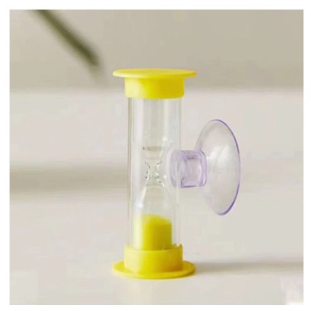   - 2-minuten   - met zuignap - Geel