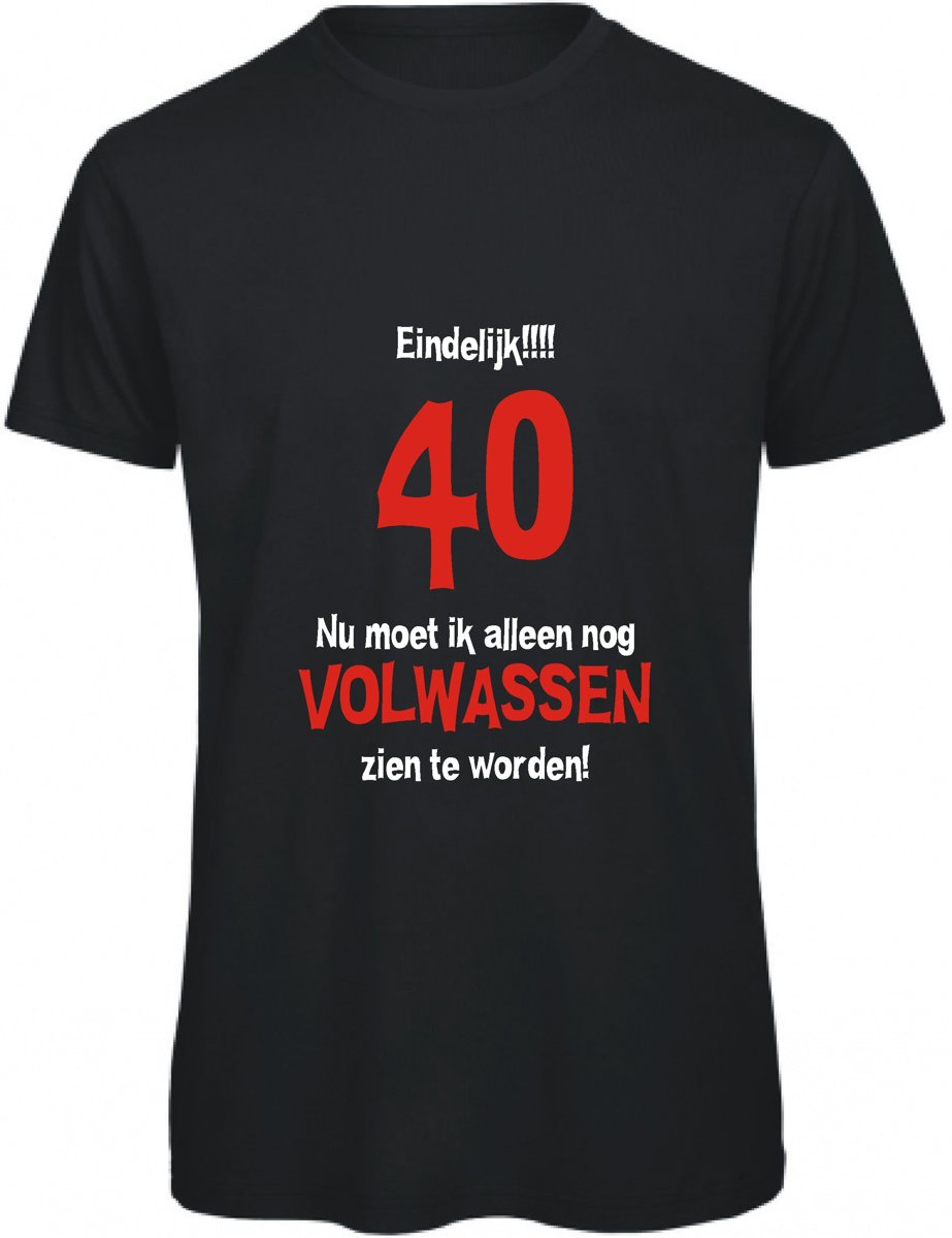 Eindelijk 40, nu moet ik alleen nog volwassen zien te worden (L)