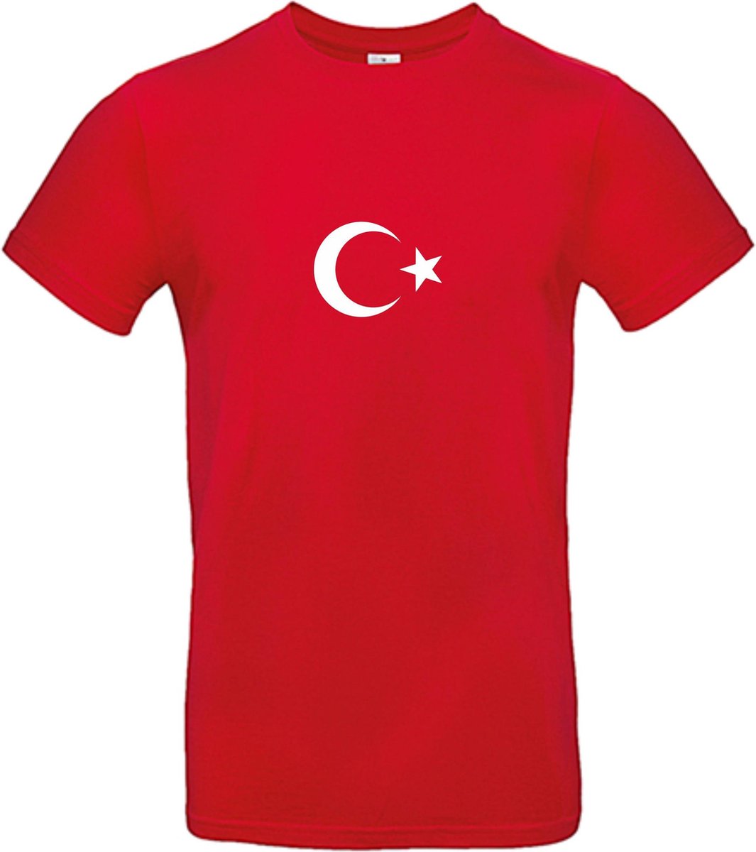 Türkiye - WK shirt - Voetbalshirts - Turkije - Rood T-shirt korte mouw - Maat 3XL - 100% Cotton