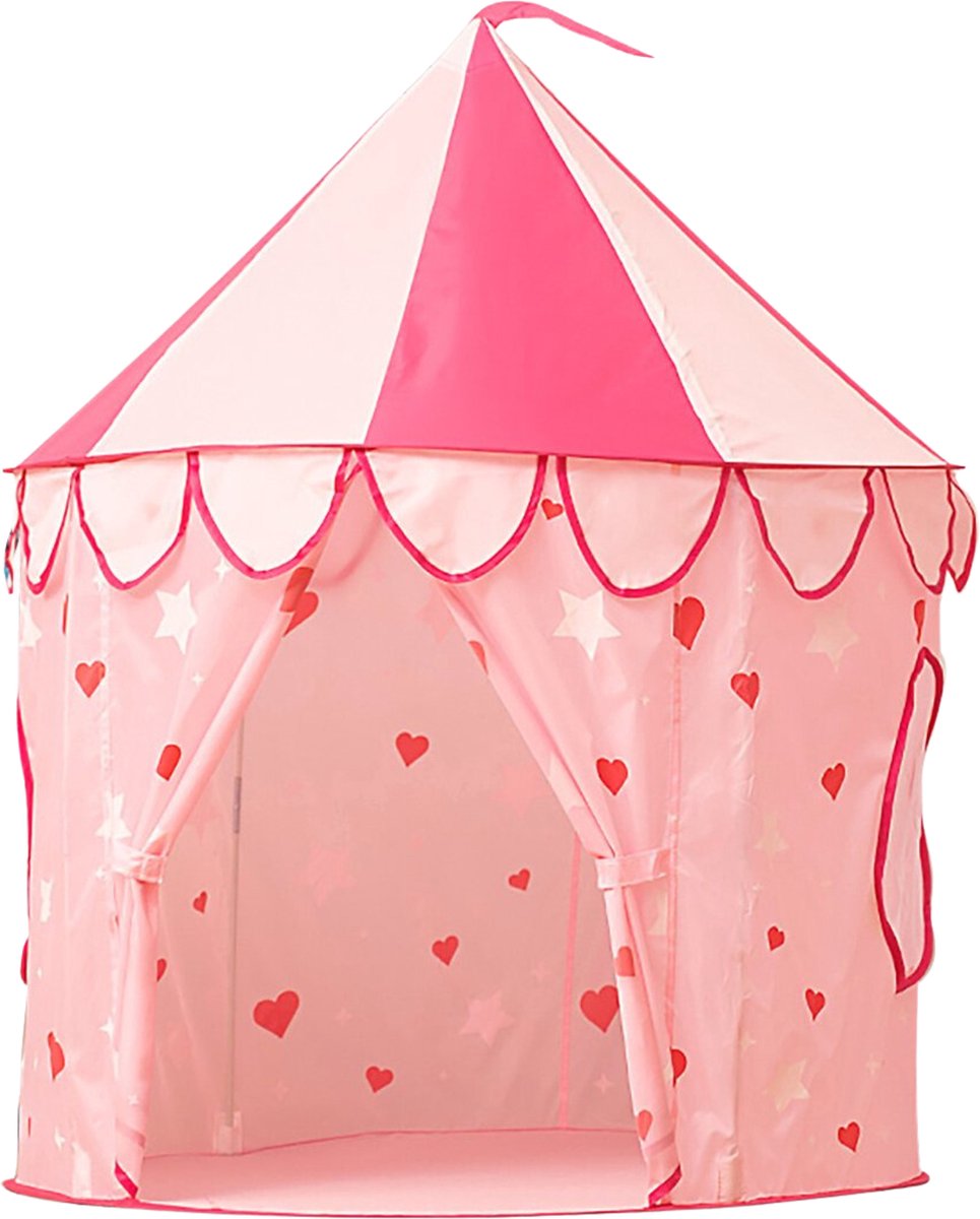 Gofun Heavenly Hearts Speeltent - Voor Kinderen Vanaf 3 Jaar - Buiten en Binnen - Speeltentje - Voor meisjes - Roze