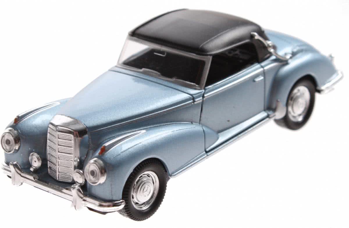 Goki Auto Mercedes-benz 300 S (1955) Blauw Met Dak