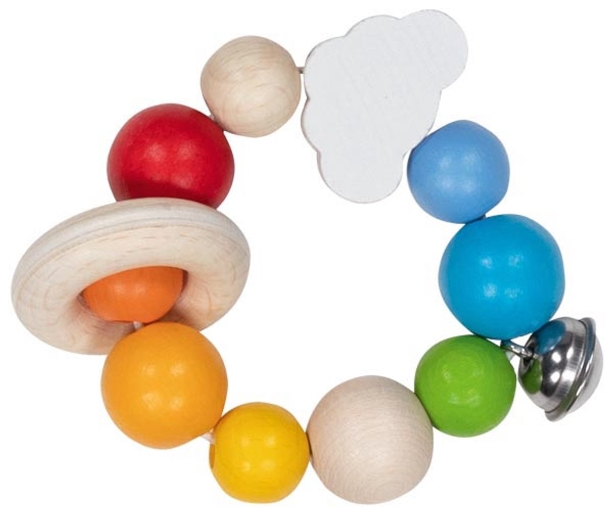   Houten Grijpring Regenboog