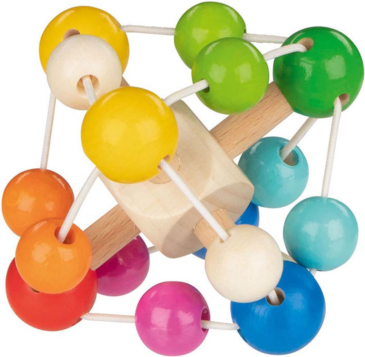   Houten Grijpring Regenboog