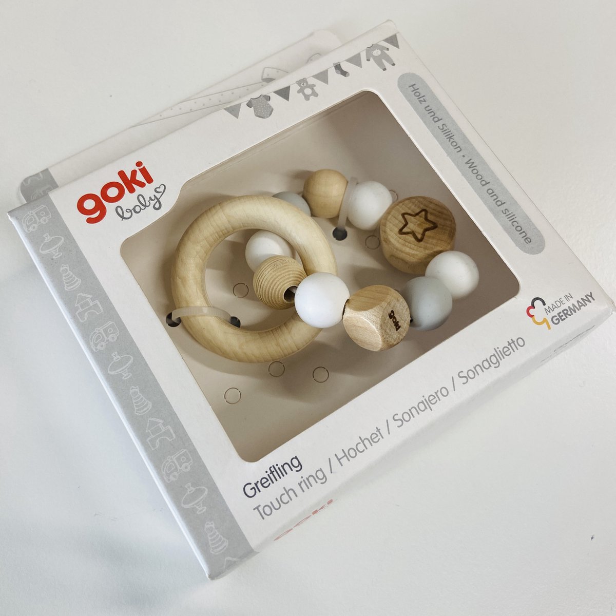   Houten Grijpring Ster