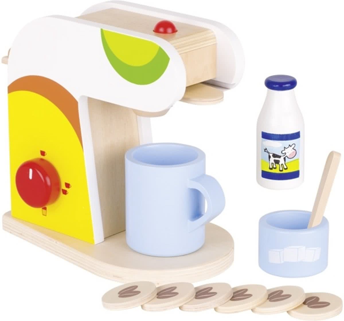 Goki Houten Koffiezetmachine Set 11-delig