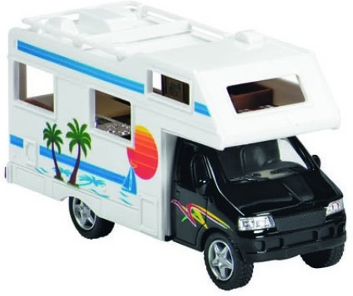 Goki Metalen camper 12,8 cm zwart