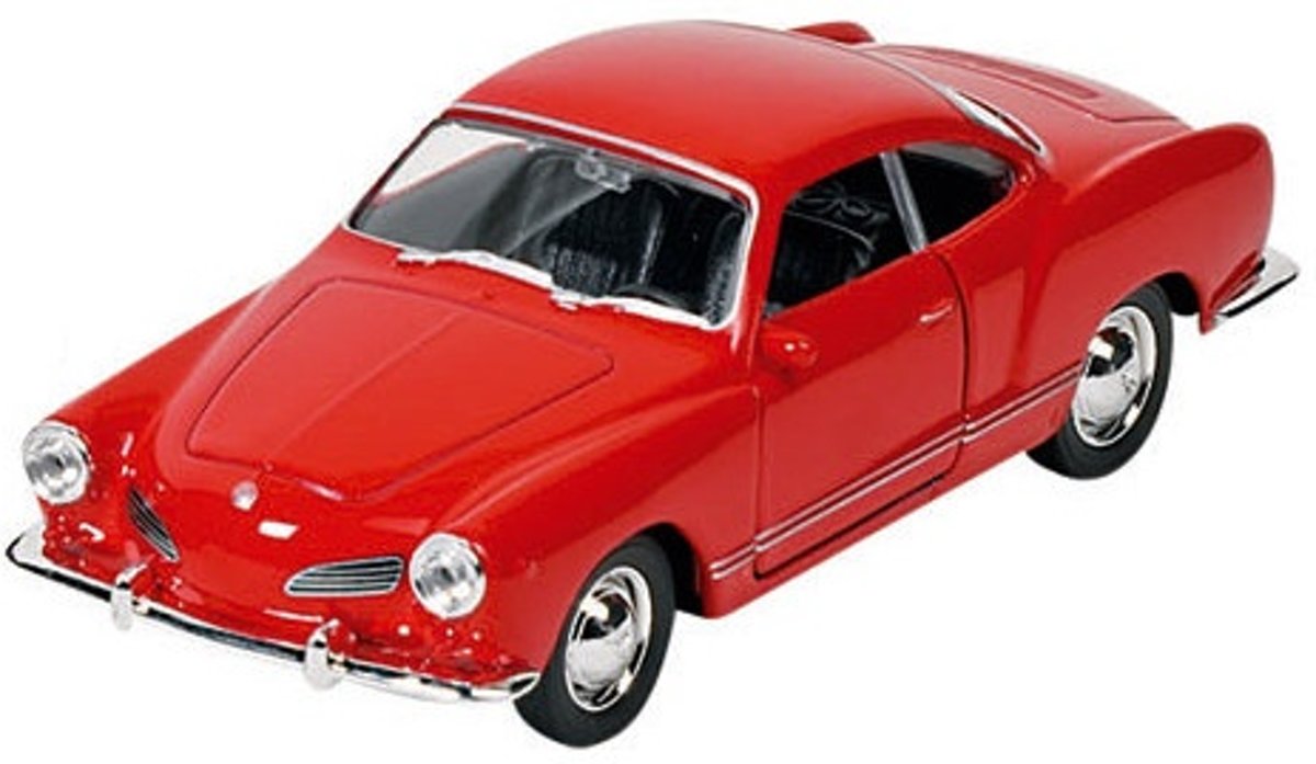 Goki Metalen volkswagen karmann-ghia coupe 1957 rood