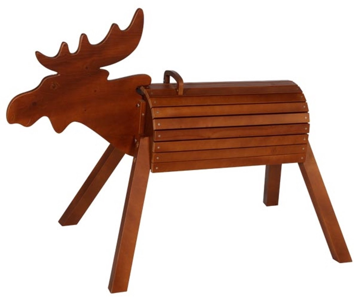   houten tuinspeelgoed eland Elo - zit hoogte 80 cm - weerbestendig.
