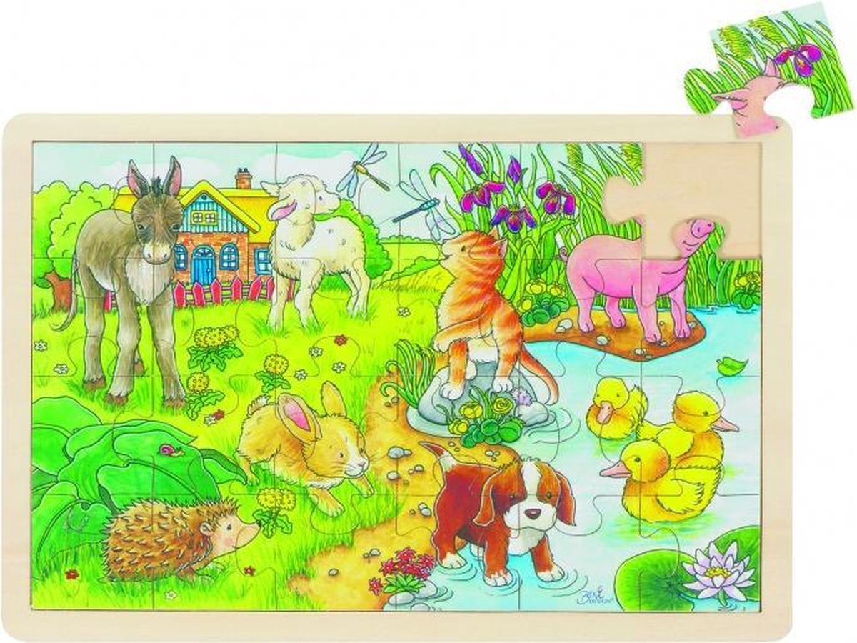 Puzzel: Kleine Jonge Dieren 24-Delig