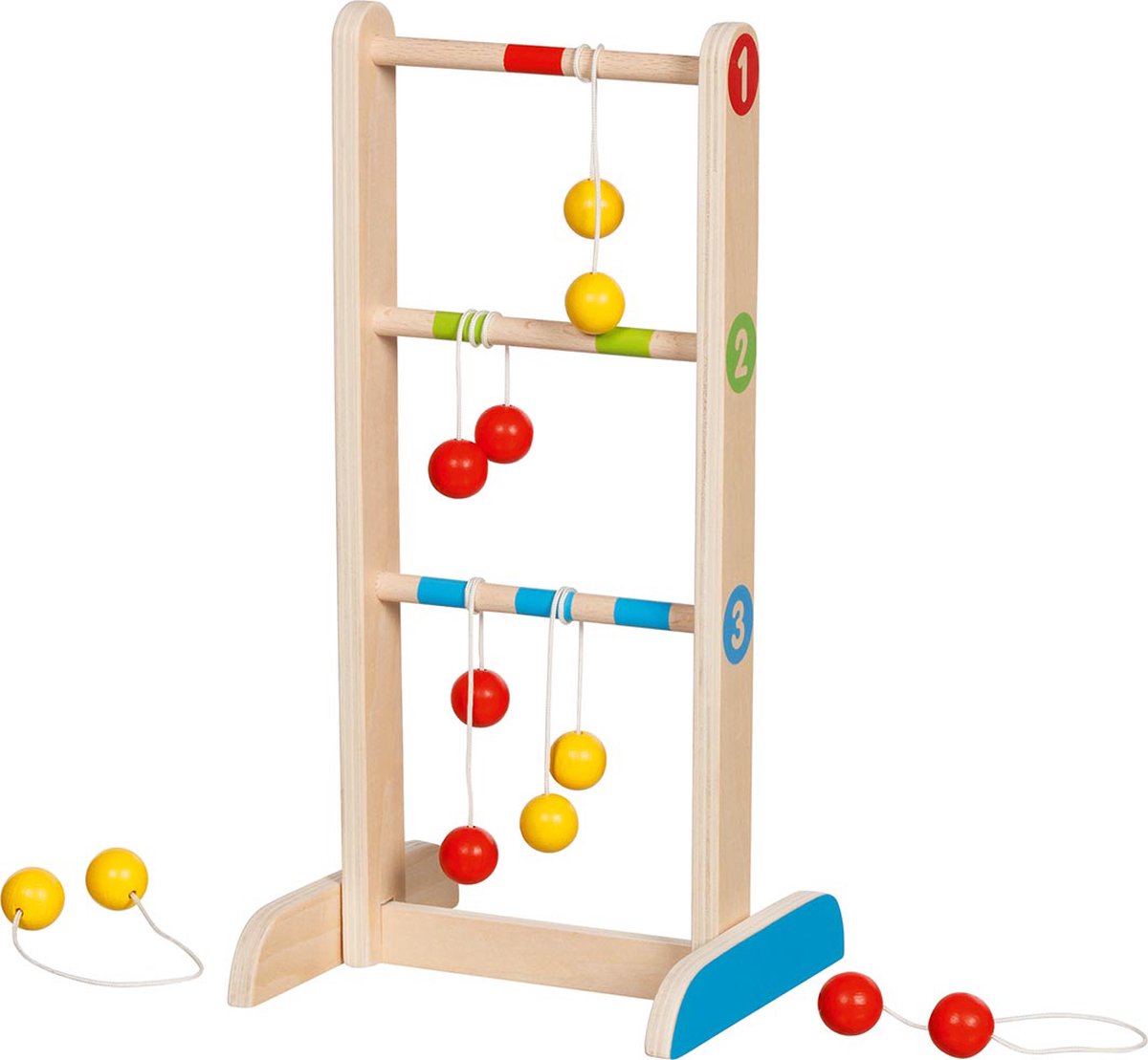 Spel: TAFELLADDER GOLF 16x15x32,5cm, 7-delig, hout, 4+