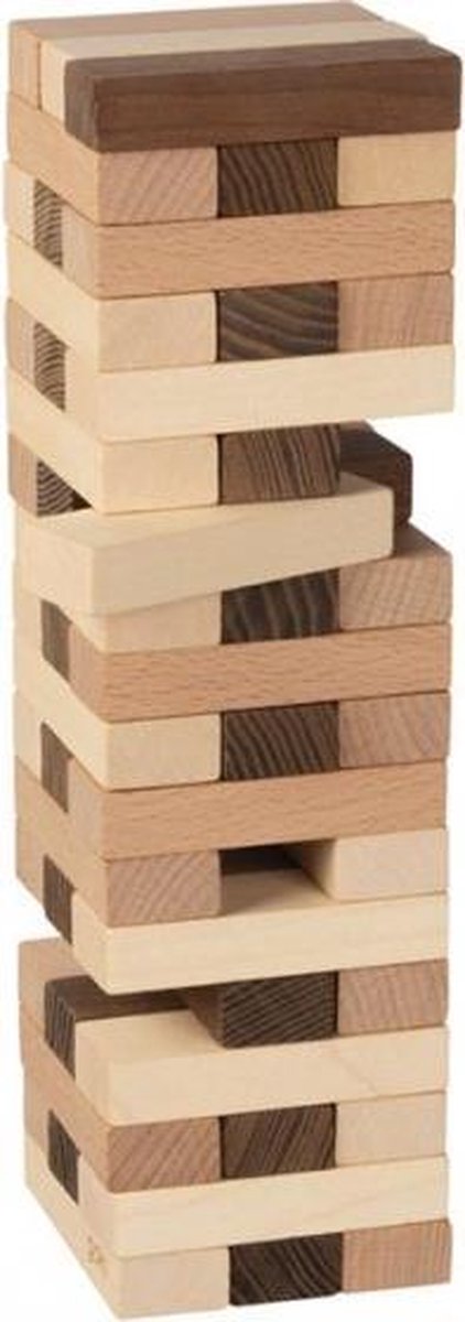 behendigheidsspel stapeltoren Jenga hout 48-delig