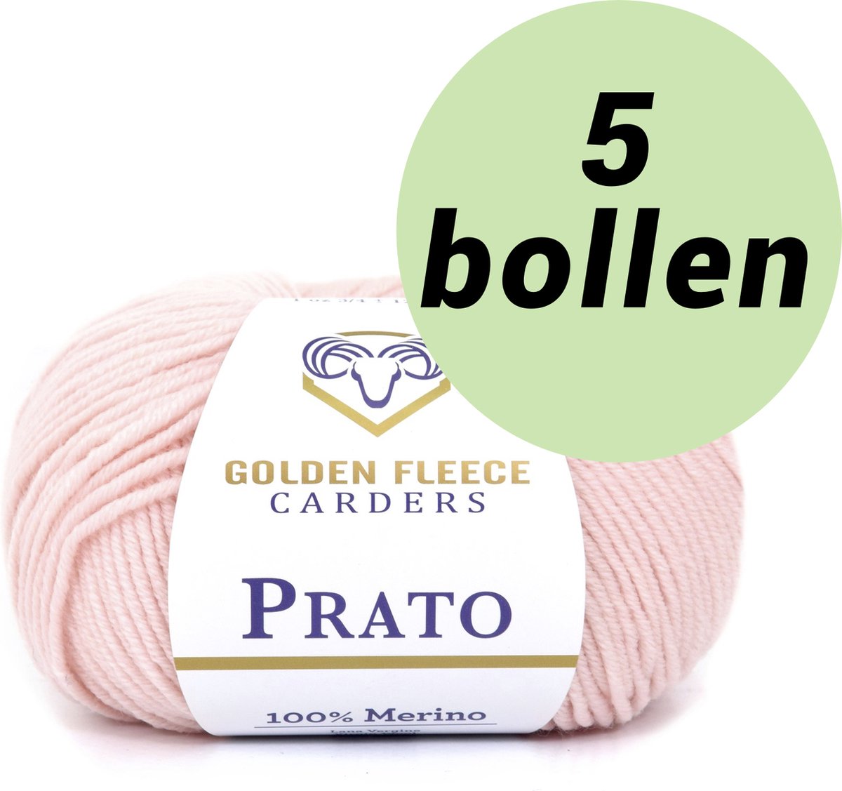 Golden Fleece yarns Prato blooming pink - 5 bollen zacht roze - de zachtste 100% wol