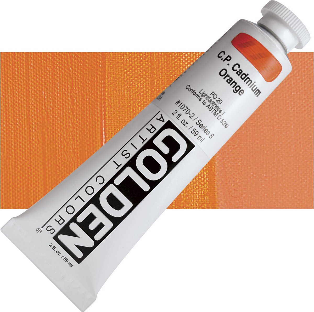 Golden Heavy Body Acrylverf Serie 8 Cadmium Orange