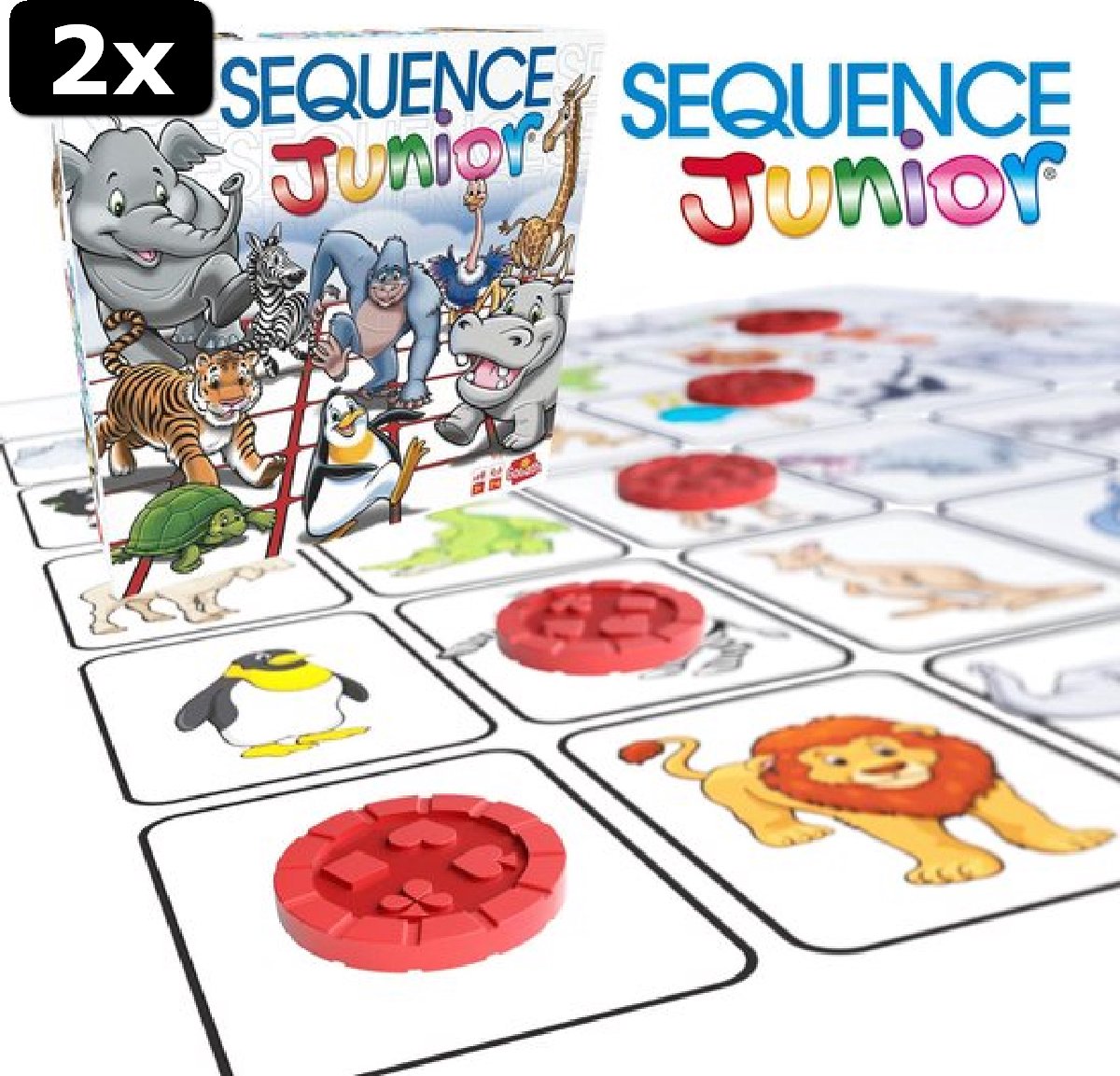 2x Sequence Junior - Bordspel