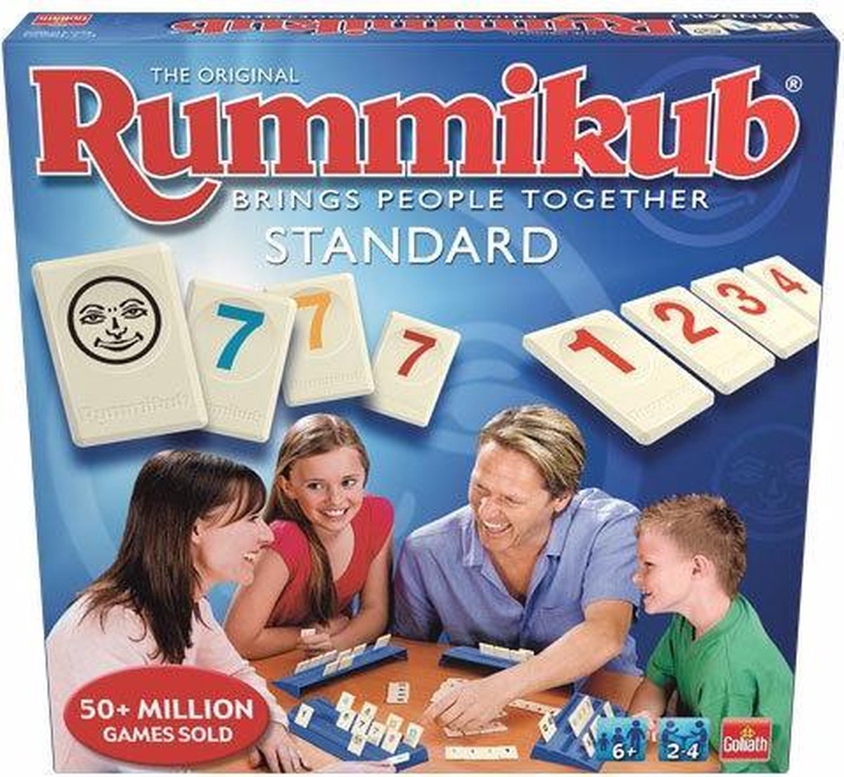 Orginele Rummikub spel - standaard editie Goliath 2-4 spelers