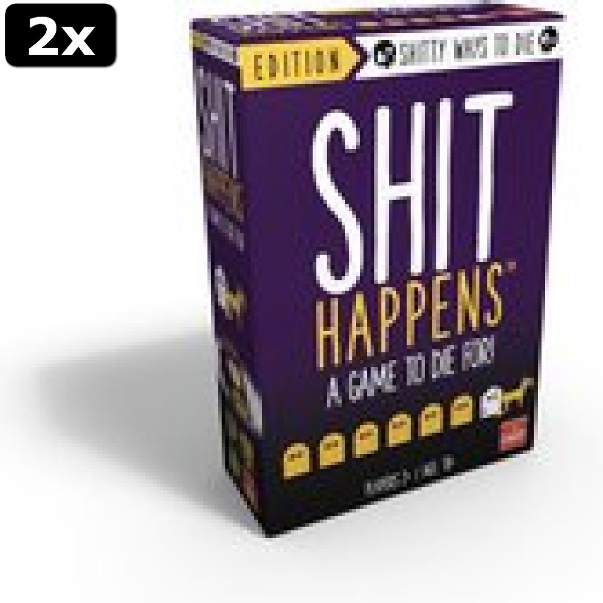 2x Shit Happens Shitty Ways To Die 18+ - Engelstalig Kaartspel - Partyspel - Rangschik ongewenste situaties!